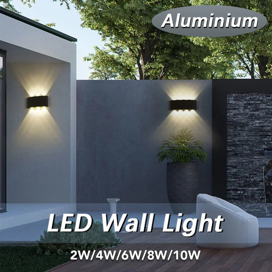 Aluminium LED Wall Light UP & Down AC85-265V IP65Waterproof Led Lights Modern Indoor Outdoor Home Appliance For Home Living Room