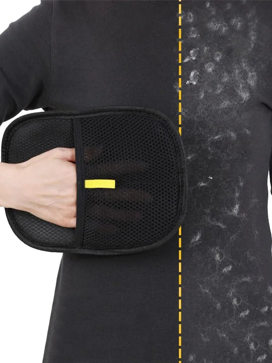 Pet Electrostatic Hair Removal Gloves Cat Grooming Gloves Pet Hair Remover Mitt Static Removal Glove for Clothes Sofa Carpet