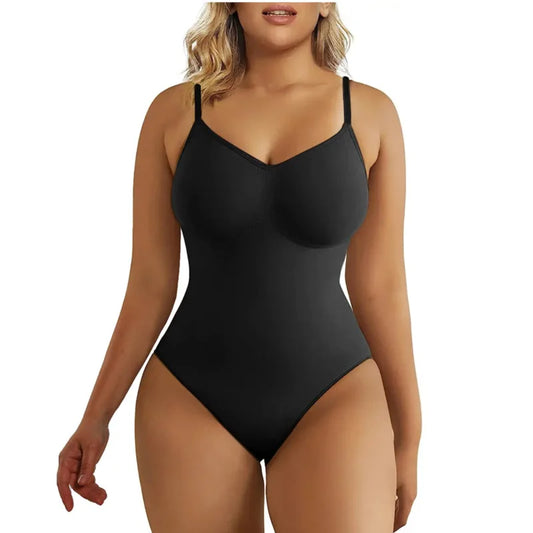 Low Back Bodysuits Shapewear for Women Open Crotch Body Shaper Seamless Tummy Control Push Up Corset Tank Top Backless Underwear