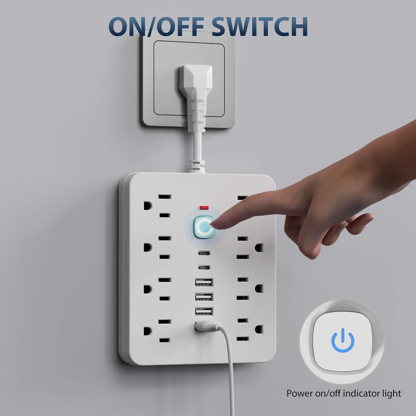 14-in-1 Power Strip Surge Protector